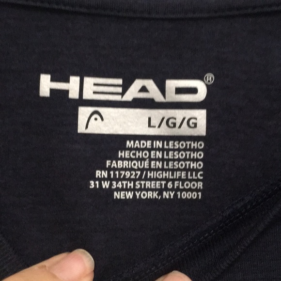 Head Crewneck Athletic/Athleisure Shirt, L, NWT! - Picture 5 of 8